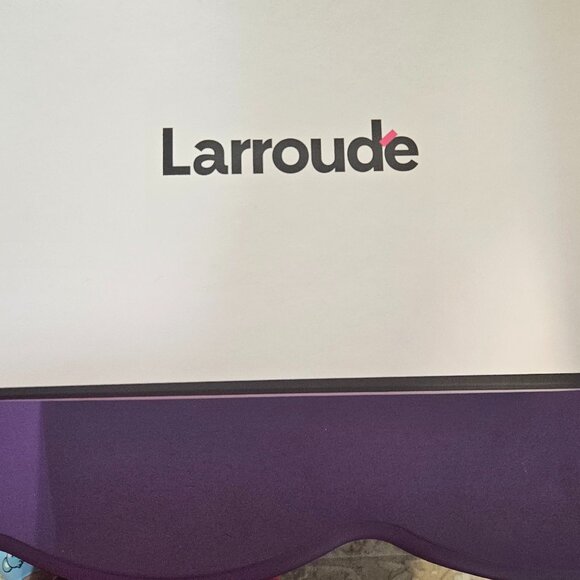 Larroude Dolly Crystal Sandal in Gray - Picture 5 of 6